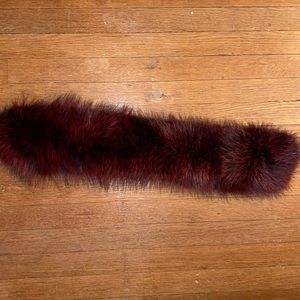 Surell 100% Fox fur head band/ scarf